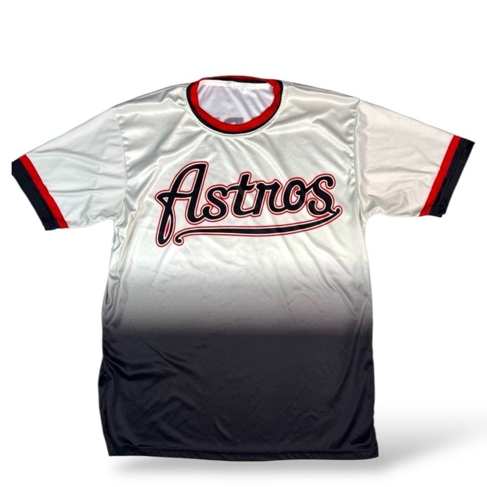 Astros Gradient T-Shirt Jersey Size Large